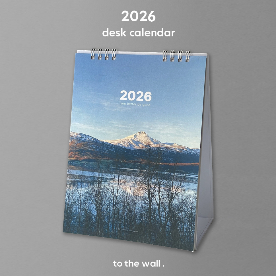 [พร้อมส่ง!] tothewall ปฏิทิน 2569 calendar 2026 ปฏิทินตั้งโต๊ะ มีวันหยุดไทย แต่งห้องมินิมอล