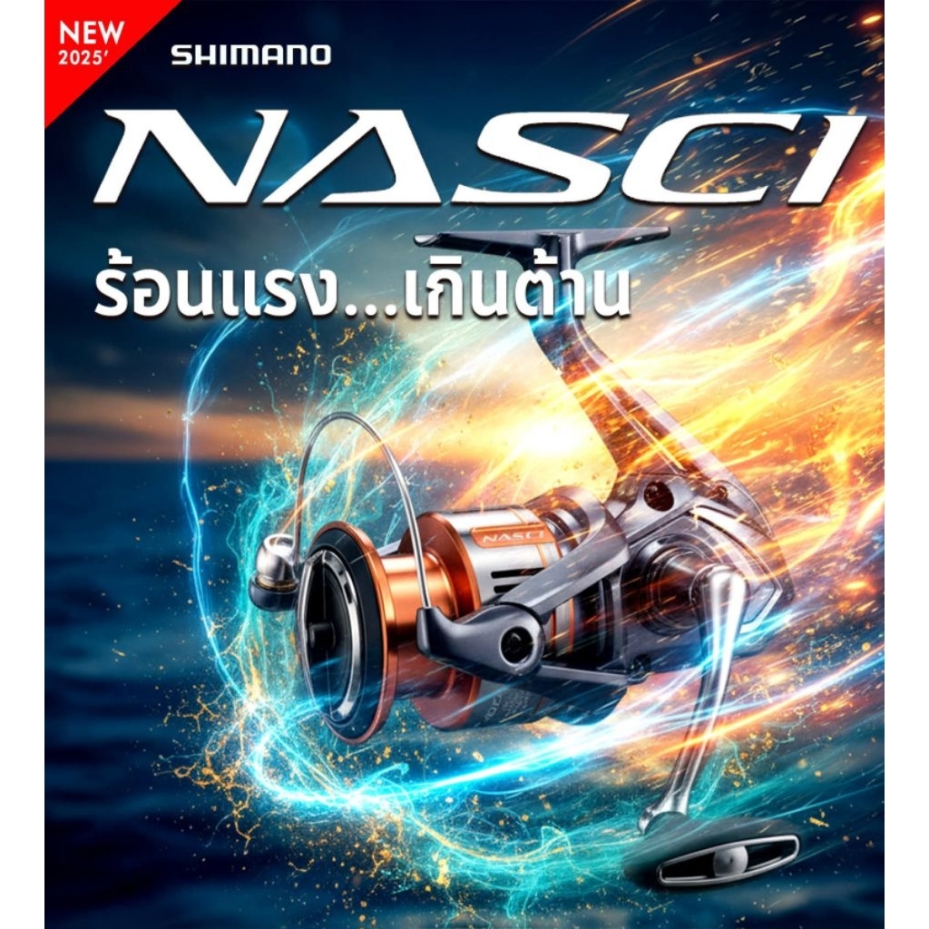 SHIMANO NASCI 2025 พร้อมใบประกันบริษัท