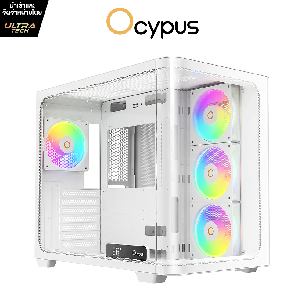 OCYPUS IOTA C70 CURVE WHITE ARGB (COMPUTER CASE / เคสคอมพิวเตอร์)