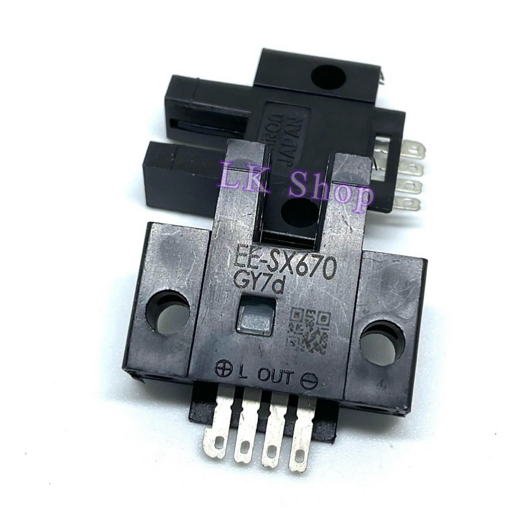 EE-SX670 Photo microsensor OMRON เซนเซอร์ก้ามปู 5-24VDC Output NPN โฟโตไมโครเซนเซอร์