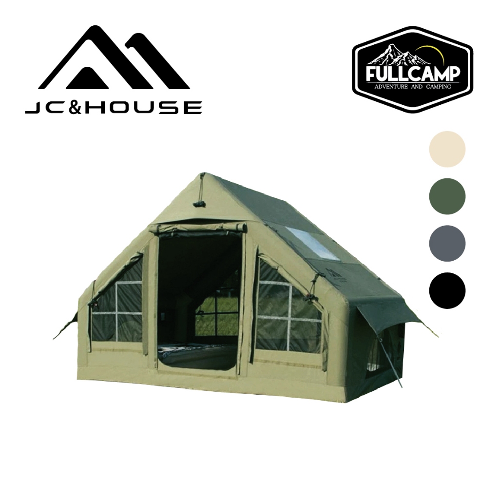 JC&House เต็นท์เสาลม 6.3 รุ่นอัพเกรด "แถม rain cover" รับประกัน 5 ปี สินค้าพร้อมส่ง
