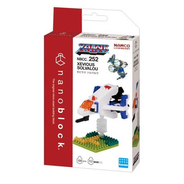 Kawada nanoblock NBCC_252 Xevious Solvalou 4972825234440 (นาโนบล็อค)