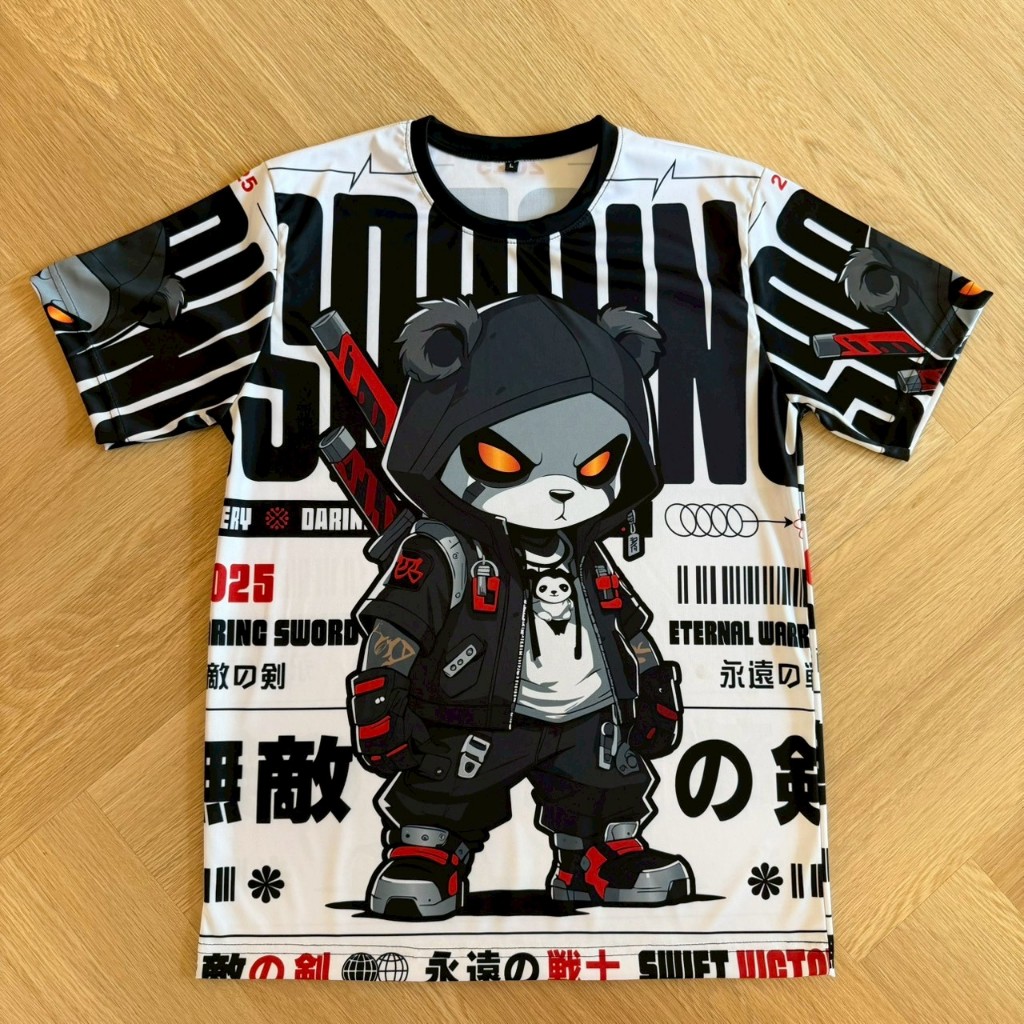 (ลายใหม่)เสื้อยืดลายหมีสไตล์ญี่ปุ่น สุดเท่