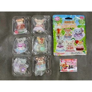 🎊 รุ่นใหม่ Limited เฉพาะที่ญี่ปุ่น 🎊 Sylvanian ซองสุ่ม Baby Tea Time เค้ก Fennec ยีราฟ กวาง Deer ช้าง Koala ชา ขนม เค้ก