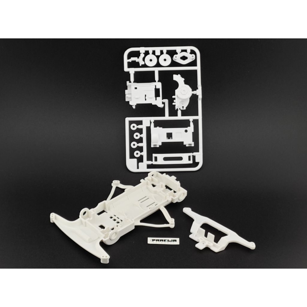 โครง SFM สีขาว PA-GF เหนียวทน - Reinforced Super FM Chassis Set