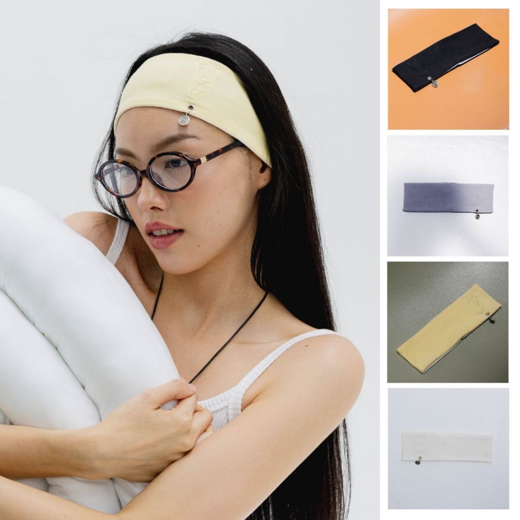 MPS. | SPIRAL Two Sided Headband (ผ้าคาดหัวที่กลับด้านใช้ได้ 2 สี)