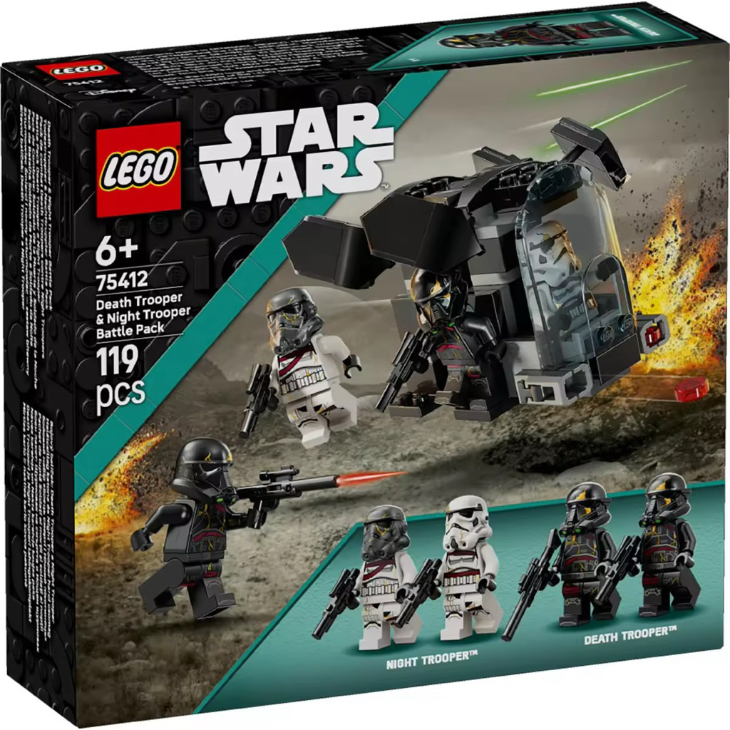 LEGO Star Wars 75412 Death Trooper & Night Trooper Battle Pack (119 Pieces)