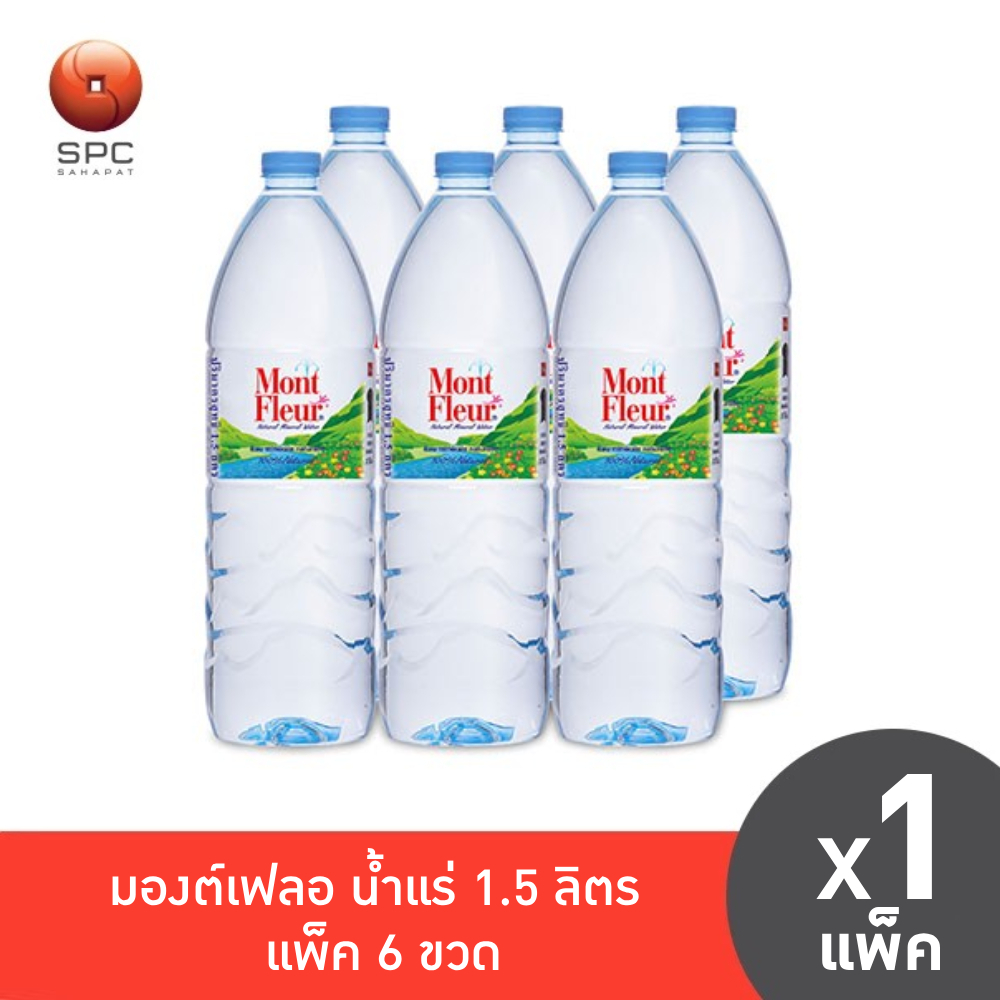 มองต์เฟลอ น้ำแร่ ขนาด 1.5 ลิตร แพ็ค 6