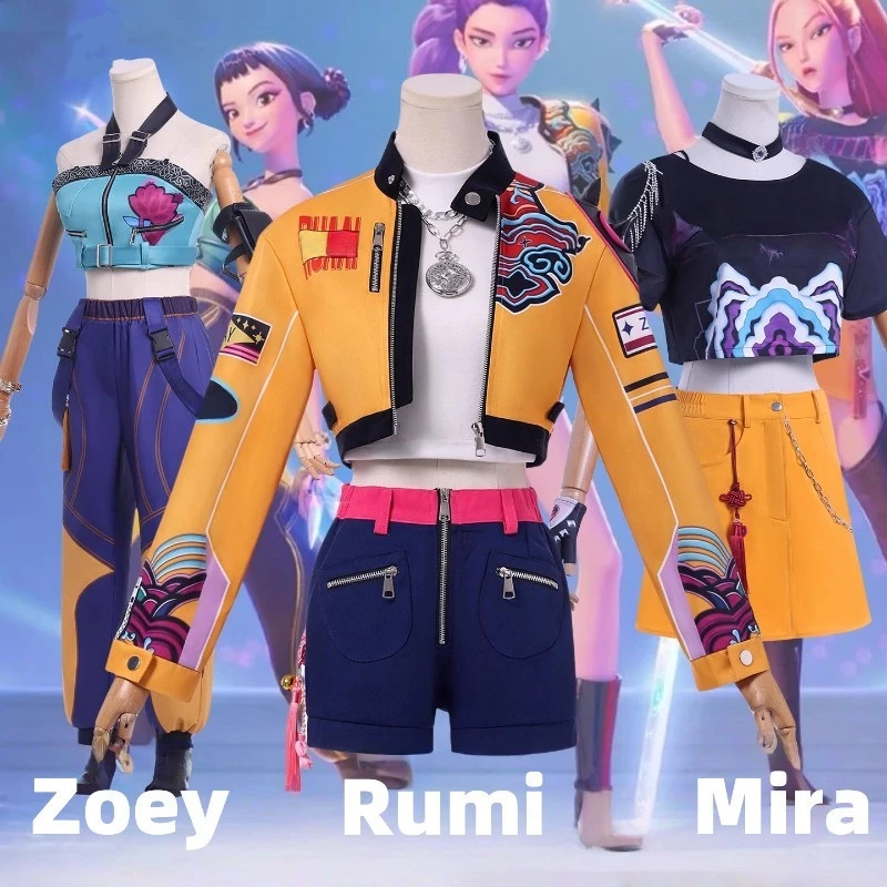 ชุดคอสเพลย์ Mira Rumi Zoey Demon Hunters thumbnail 6