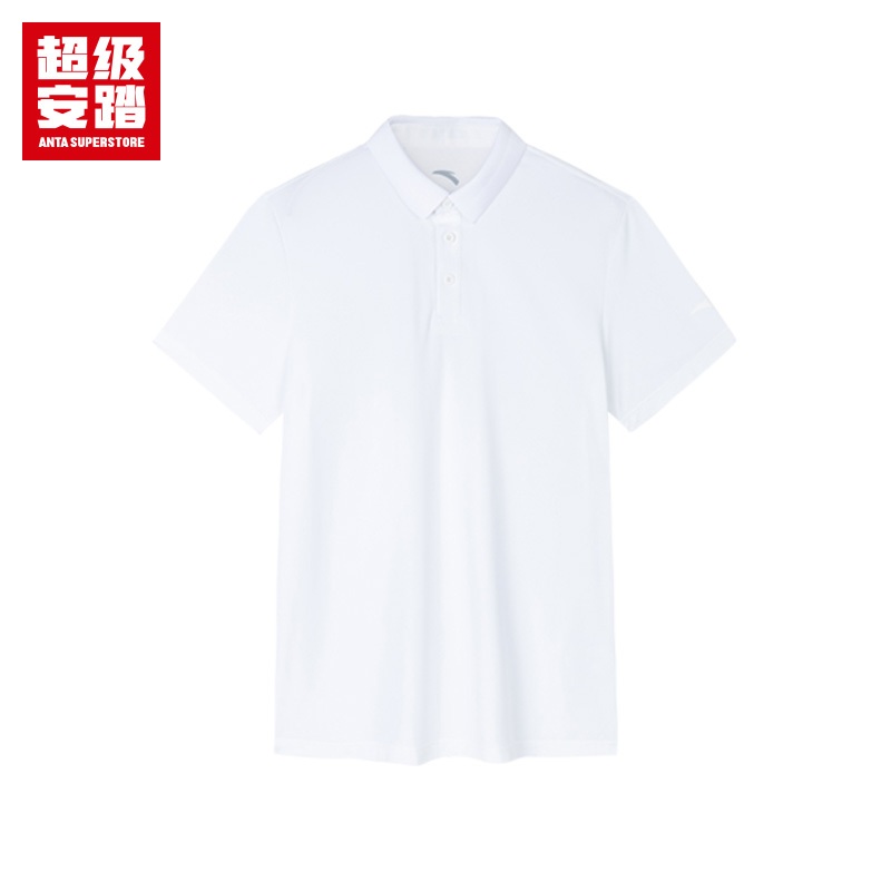 ANTA SS Men Sports Polo Shirts Breathable Business Short Sleeve Shirts 152437165U Official Store