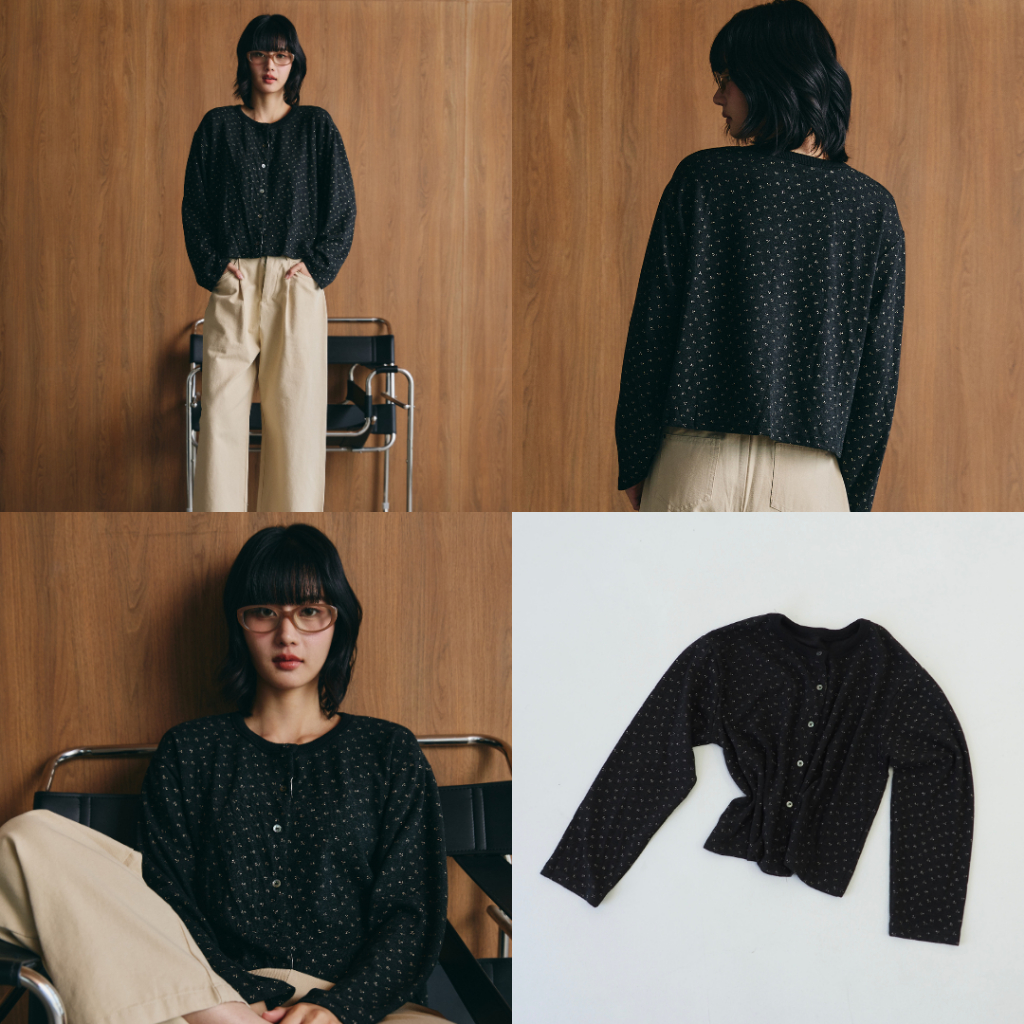 EVERYDAY - Petit Bloom Cardigan เสื้อคาร์ดิแกนลายดอกไม้