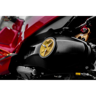 GH ฝาปิดแค้งท้าย CNC 6061 Lambretta X300