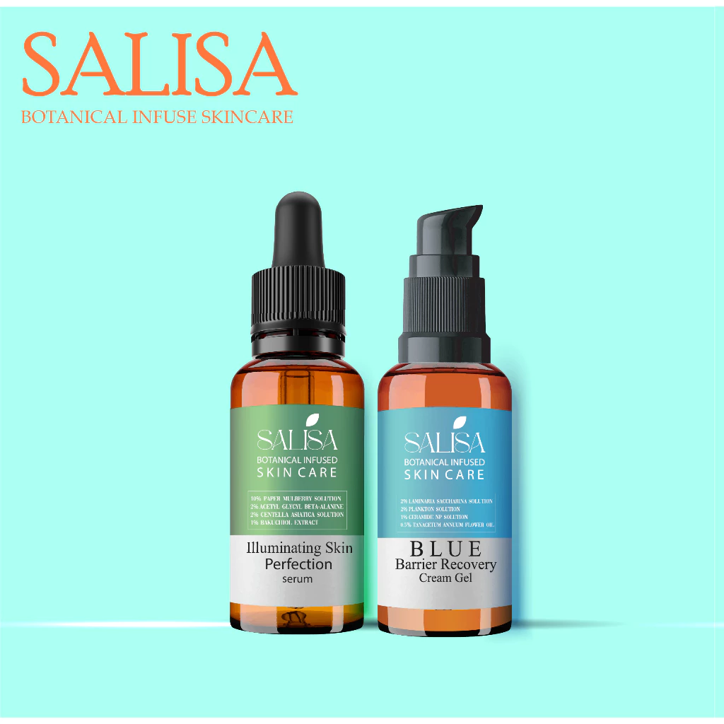 SALISA Bright & Barrier Set: เซรั่มดูแลปัญหาฝ้า+ฟื้นฟูเกราะผิว