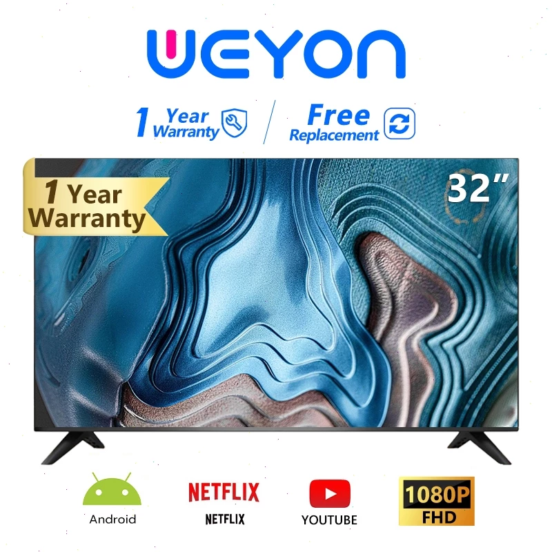 WEYON Smart TV สมาร์ททีวี 32 นิ้ว - จอเต็ม HD - แคสต์หน้าจอมือถือ
