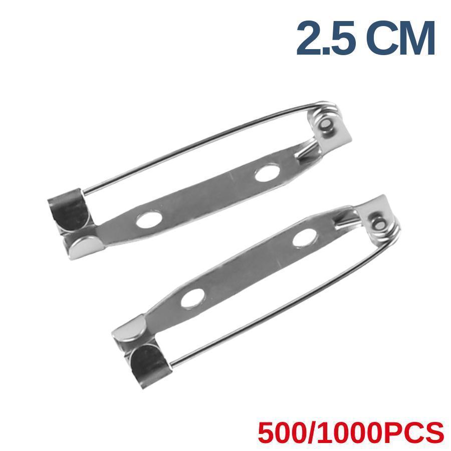 GaGiNang เข็มกลัดแป้นยาว สีเงิน เข็มติดเสื้อผ้า ตะขอติดอะไหล่ โบว์ กิ๊ฟ ดอกไม้ 2ขนาด ใช้งานเนกประสงค์ สะดวกต่อการใช้งาน - รูปที่ 6