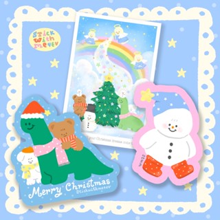 Christmas newyear postcard 2025 โปสการ์ดคริสมาสต์น่ารักๆ การ…