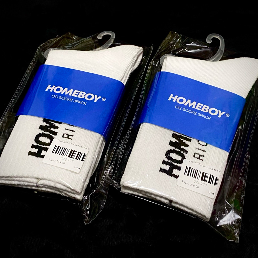HOMEBOY - ถุงเท้า รุ่น HB.2PACK.ORIGINAL.SOCK