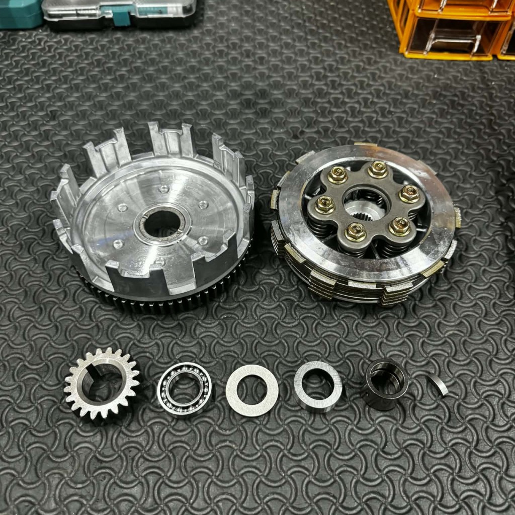 ชุดครัชโซนิค Sonic แต่ง 6แผ่น 6สปริง ใส่เวฟW125 อุปกรณ์ครบชุด