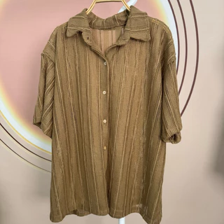 เสื้อเชิ๊ตผ้าถัก ไซส์ใหญ่!!! หน้าผ้า56“/62”อ่านไซส์ก่อนสั่ง