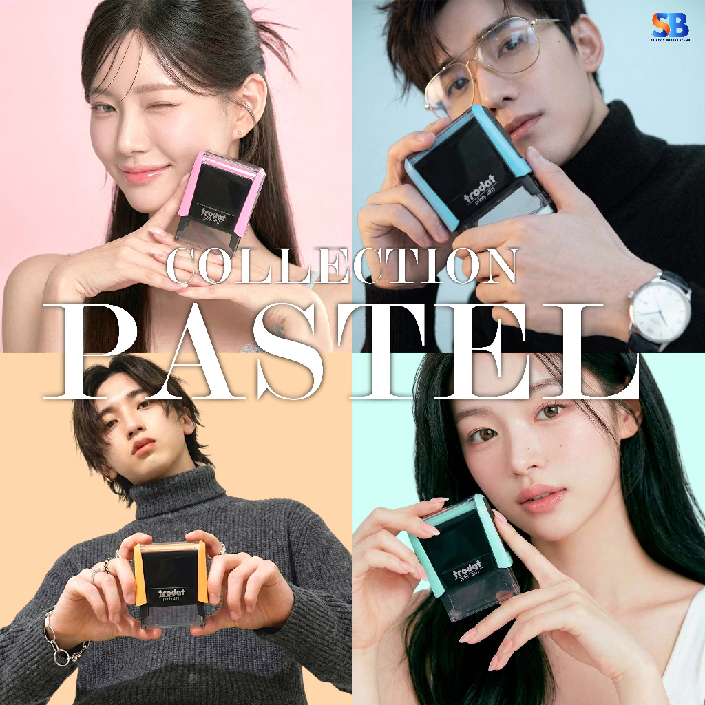 ตรายางหมึกในตัว ด้าม Pastel ของ Trodat รุ่น TR-4910, 4911, 4912, 4913, ออกใบกำกับภาษีได้!