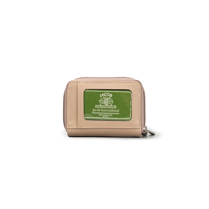 Jacob กระเป๋าสตางค์ผู้หญิง V32192 (เขียว,ชมพู,น้ำตาล,แดง,ดำ) - รูปที่ 3