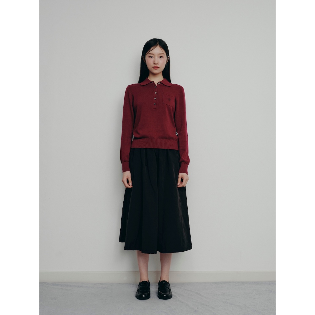 BESTIE LONG-SLEEVE POLO (เสื้อโปโลแขนยาวสำหรับผู้หญิง)