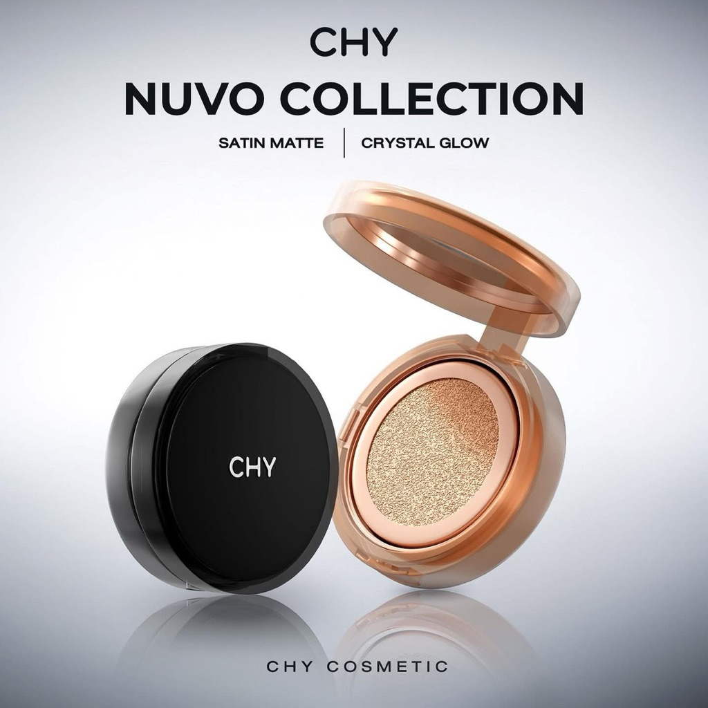 (New) CHY Satin Matte Cushion / Chy Crystal Glow Cushion ซี เอช วาย คุชชั่นchy matte / glow SPF 50 PA+++ (12 กรัม)