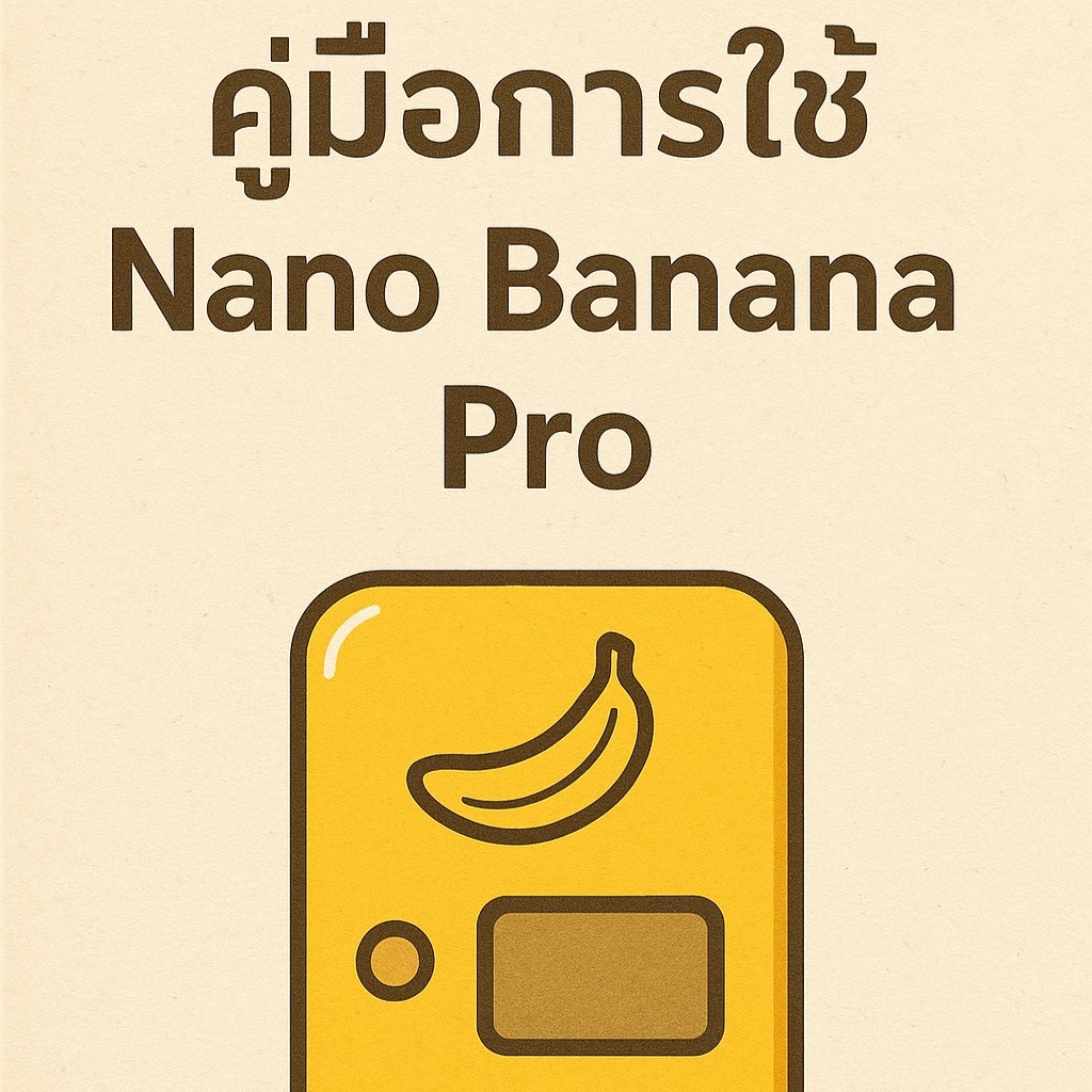 หนังสือ คู่มือใช้งาน Nano Banana Pro  และ วิธีตัดต่อด้วย capcut  เป็นเครื่องมือที่ทรงพลัง