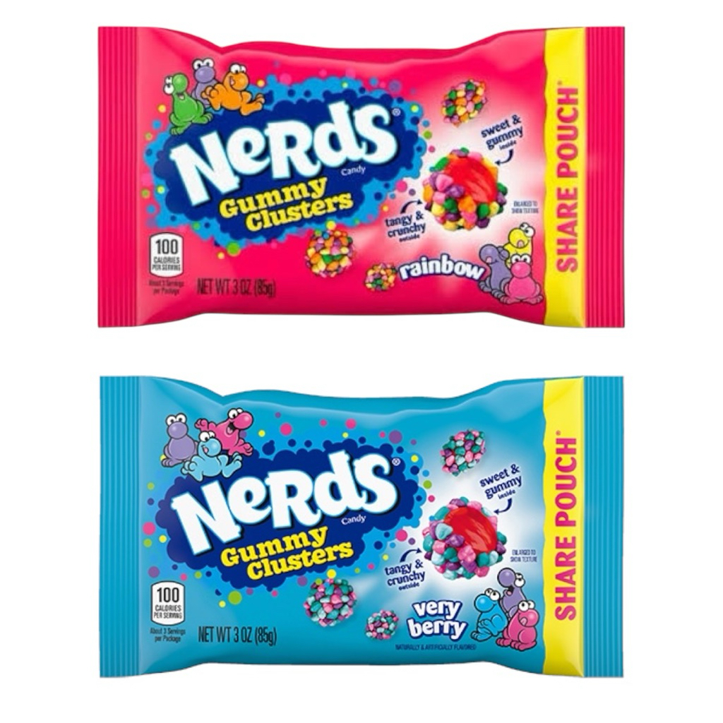 Nerds Gummy Clusters - ลูกอมเนิร์ด 85g