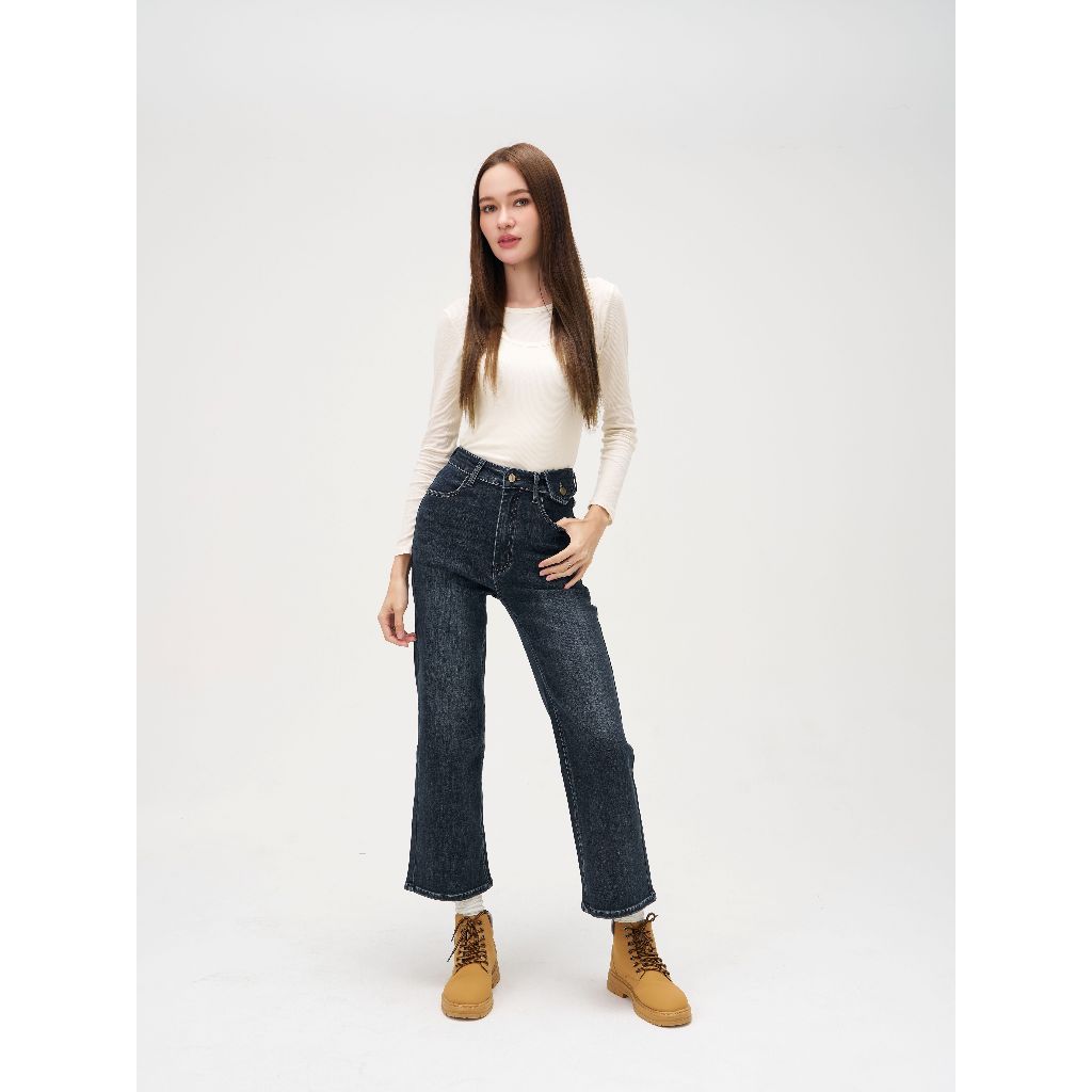 Niyom Jeans collection Colorful Winter : รุ่น B306.5 กางเกงยีนส์ ทรงกระบอก