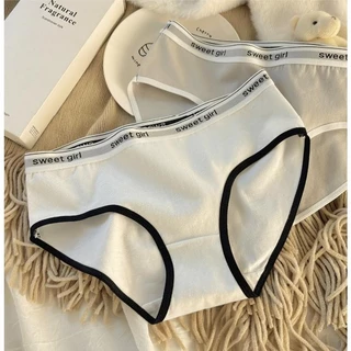 {Set 10 ชิ้น} กางเกงชั้นใน ผ้าฝ้าย ระบายอากาศ สวมใส่สบาย ผ้านิ่มมาก Underwear กางเกงใน ผู้หญิง น่ารัก SIze M-XL
