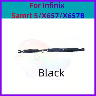 สําหรับ Infinix Smart 5 X657 / X657B ปุ่มปรับระดับเสียงไฟปุ่มปุ่ม Flex Cable Keys ปุ่มปิดระดับเสียงปุ่มขึ้นลงด้านข้างอะไ