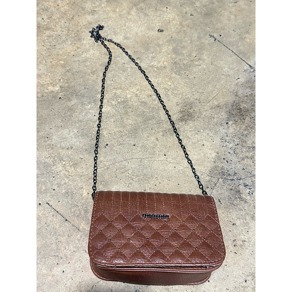 กระเป๋าสะพายข้างminminงานสวยหรู