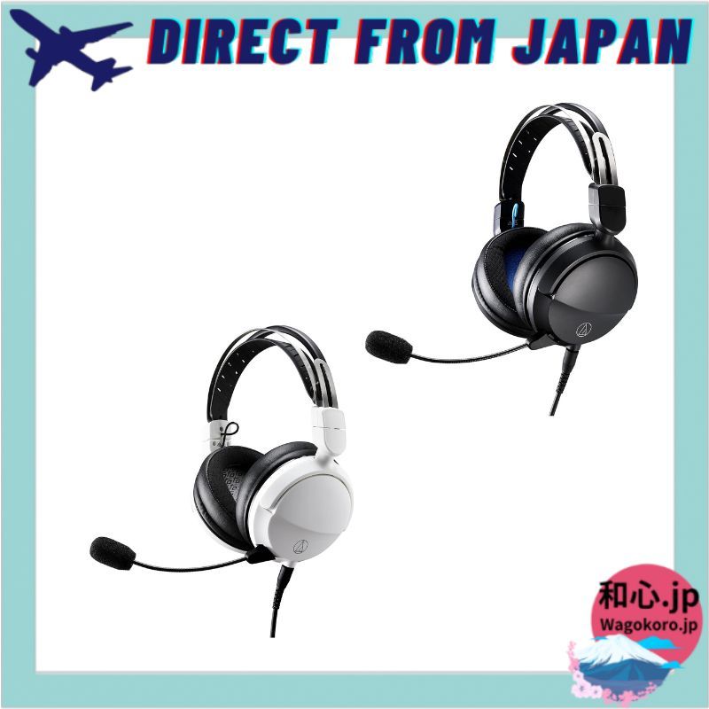 Audio-Technica ATH-GL3 Gaming Headset/Closed Headphones/PC/PS4/PS5/Switch/Xbox One/Detachable Microp