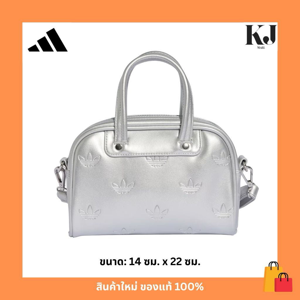 กระเป๋าถือ สะพายข้าง Adidas Mini bowling รุ่น Adicolour #JW0050 👧🏻👩🏻👩🏻‍🦱☀️🌈✨