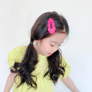 กิ๊บติดผมสีลูกกวาด กิ๊บติดผมรูปเมฆโดพามีนสุดน่ารัก กิ๊บติดผมสำหรับเด็ก เรียบง่ายและมีสไตล์ น่ารักและมีชีวิตชีวา