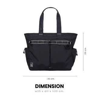 Folio : Jour Tote Bag กระเป๋าโท้ท กระเป๋าทำงาน ใบใหญ่ ใส่ Notebook / Macbook กันน้ำ-12675