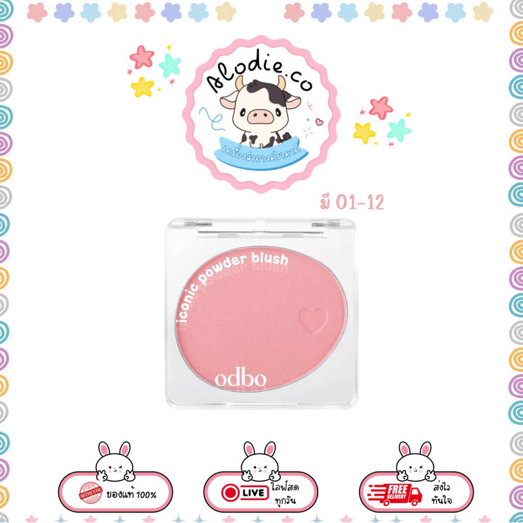 OD1325 โอดีบีโอ ไอโคนิค พาวเดอร์ บลัช