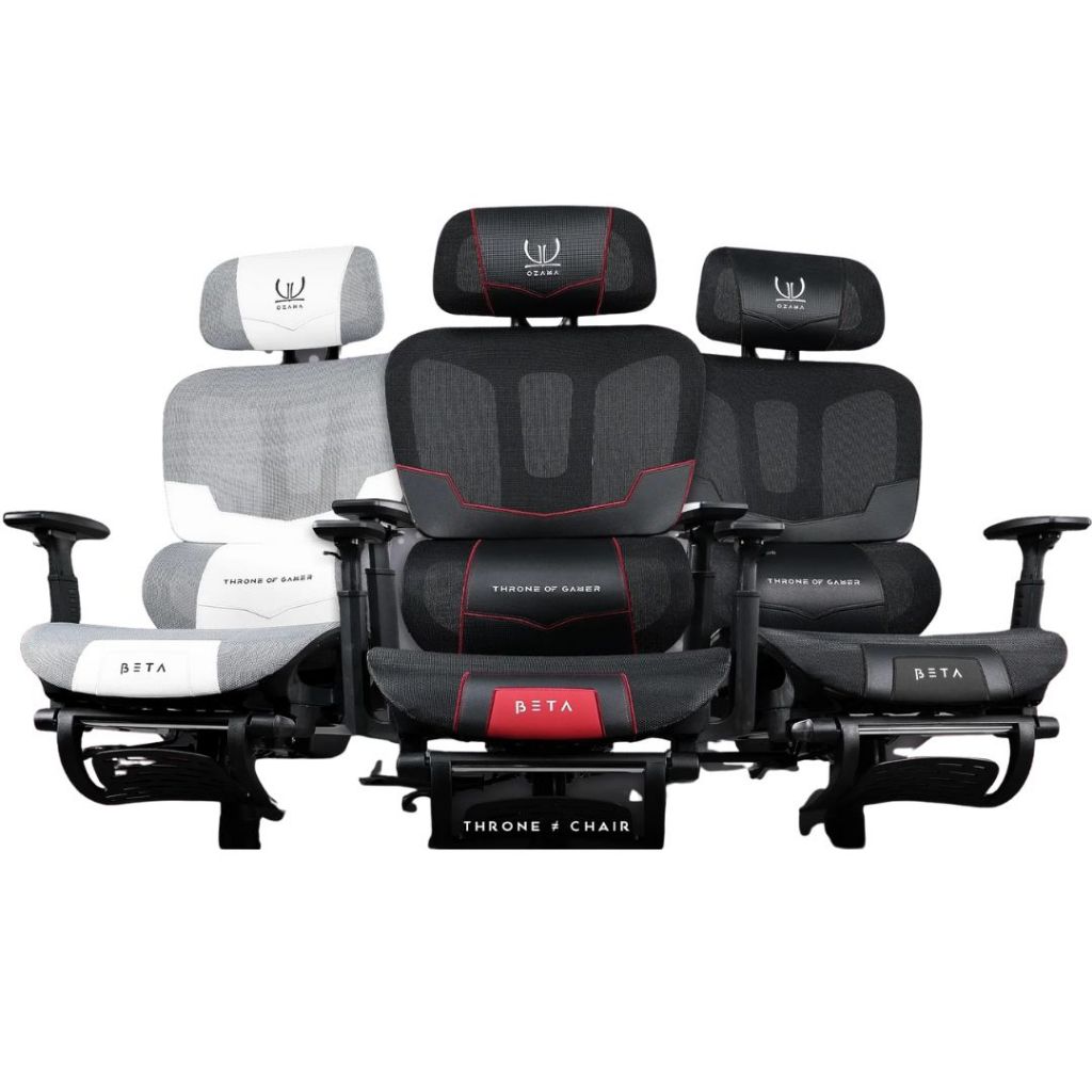 Tengu Ozama Beta Ergonomics Gaming Chair เก้าอี้สุขภาพดีไซน์เกมมิ่ง รับน้ำหนัก 150 กก ประกัน 3 ปี