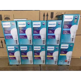 Philips ยกลัง (12หลอด) หลอดไฟ LED Philips Bulb LED 5w 7w 9w 11w 13wขั้วE27 ประหยัดไฟ ทนทาน