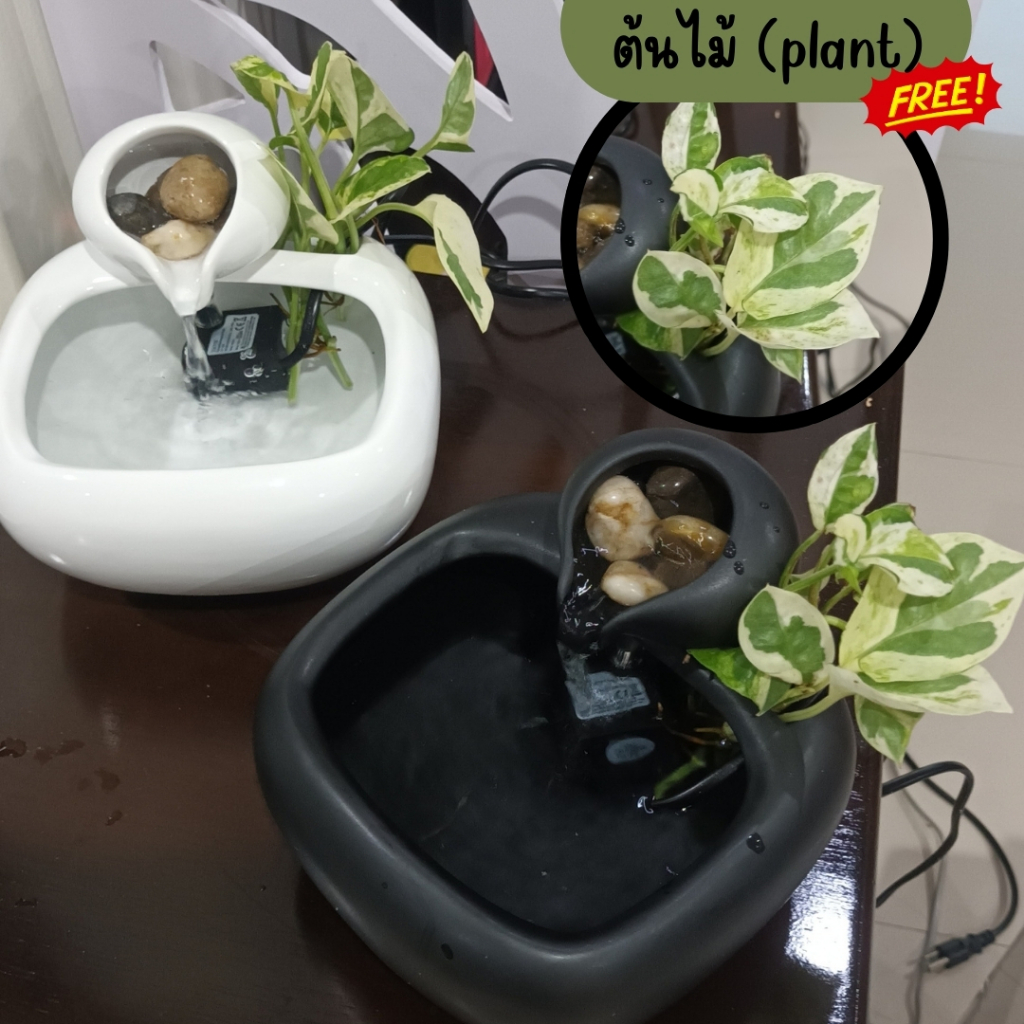 อ่างเซรามิกน้ำพุน้ำตกเสริมฮวงจุ้ยน้ำไหลCeramic basin for waterfall.