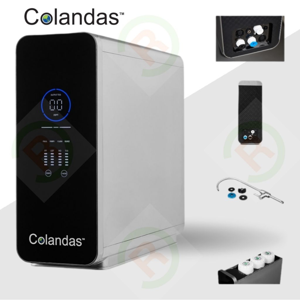 Colandas เครื่องกรองน้ำ 5 ขั้นตอน ระบบ RO 500 GPD BOX (ไม่ต้องใช้ถังพัก) ใช้งานง่ายเพียงเสียบปลั๊ก