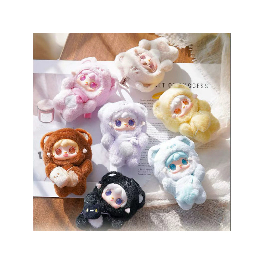 📍จุ่มเดี่ยว📍🔥พร้อมส่งในไทย🔥Yooki V4 หมีน้อยจอมงับ งัม งัม ตุ๊กตาพวงกุญแจ