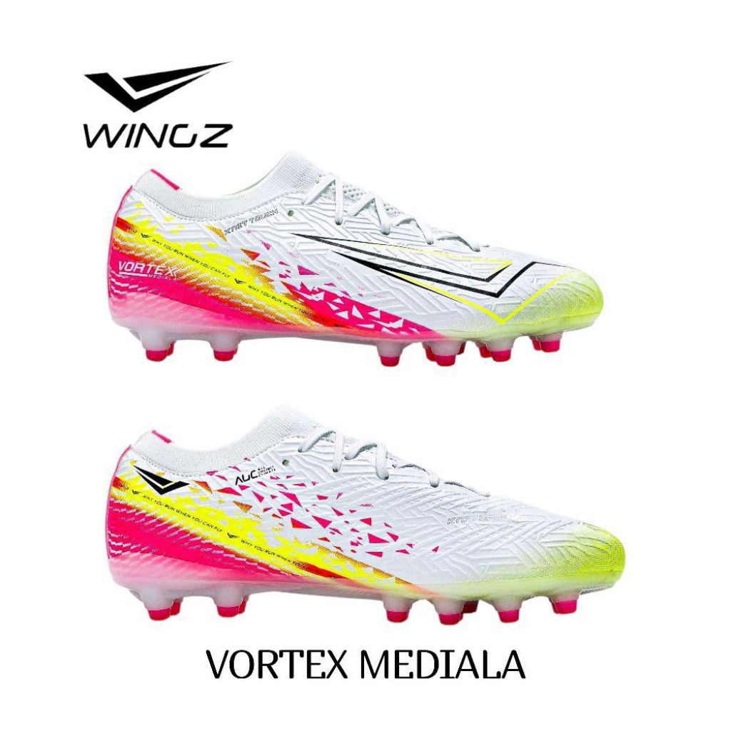 รองเท้าฟุตบอลWINGZ VORTE  ตัวรอง พื้นรองเท้าสตั๊ดแบบใหม่ ชุดปุ่มกลมใสทั้งชุดพื้นแบบใหม่