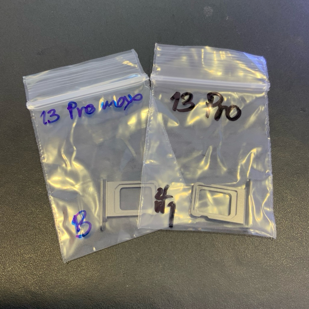 ถาดใส่ซิม การ์ด iPhone 13 pro ถาด sinแท้ แกะอะไหล่เครื่อง ถาด sim card hoder สำหรับ iphone 13 pro