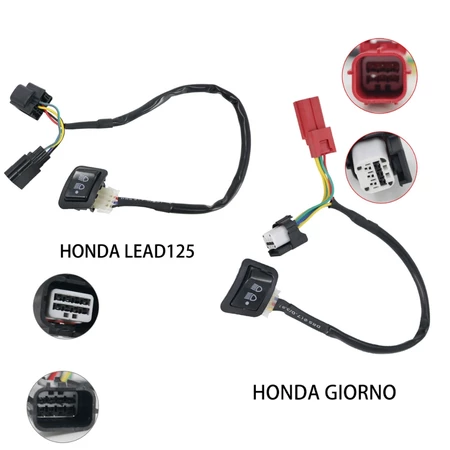 สวิตช์แฮนด์มอเตอร์ไซค์ HONDA GIORNO HONDA LEAD125 สวิตช์ไฟสูง