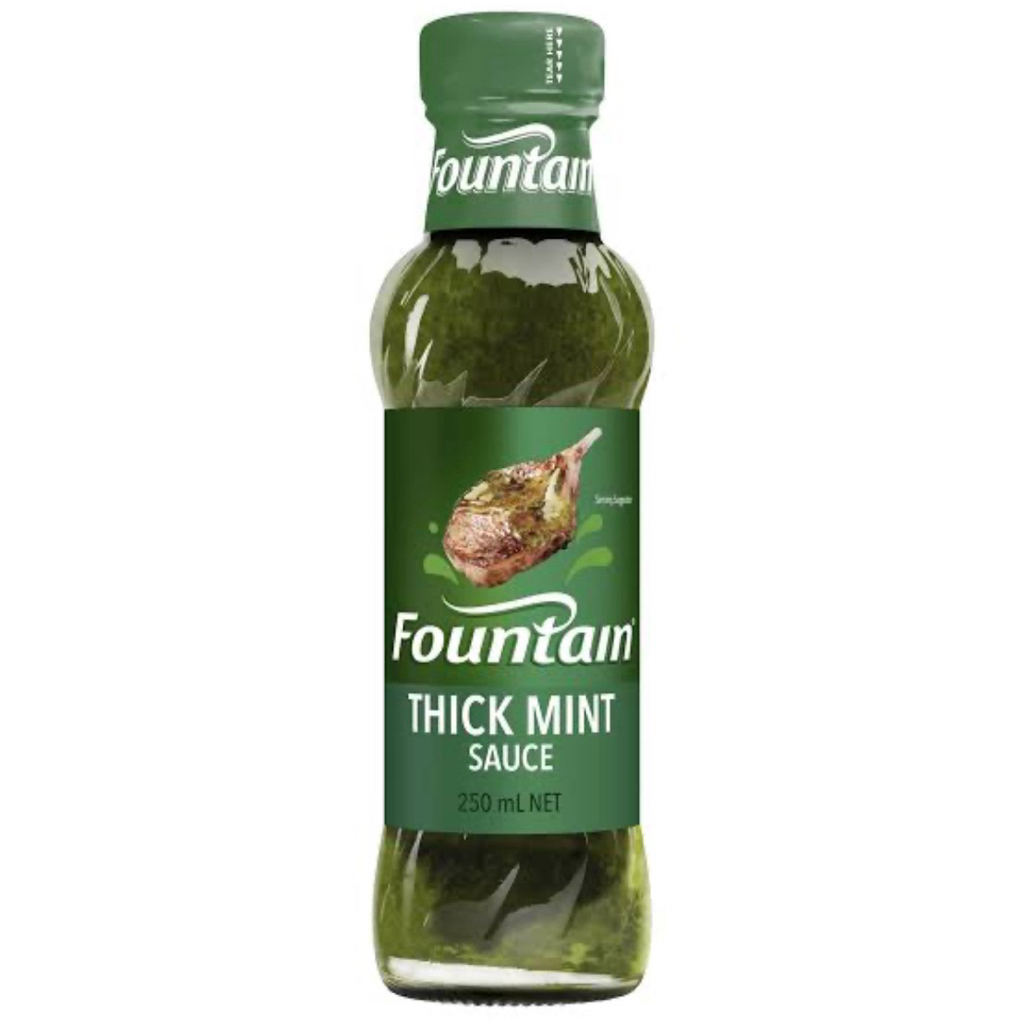 [ส่งด่วน] Fountain Thick Mint Sauce 250ml/BBQ Sauce 500ml/Fountain Steak Sauce/Pepper Sauce 250ml
