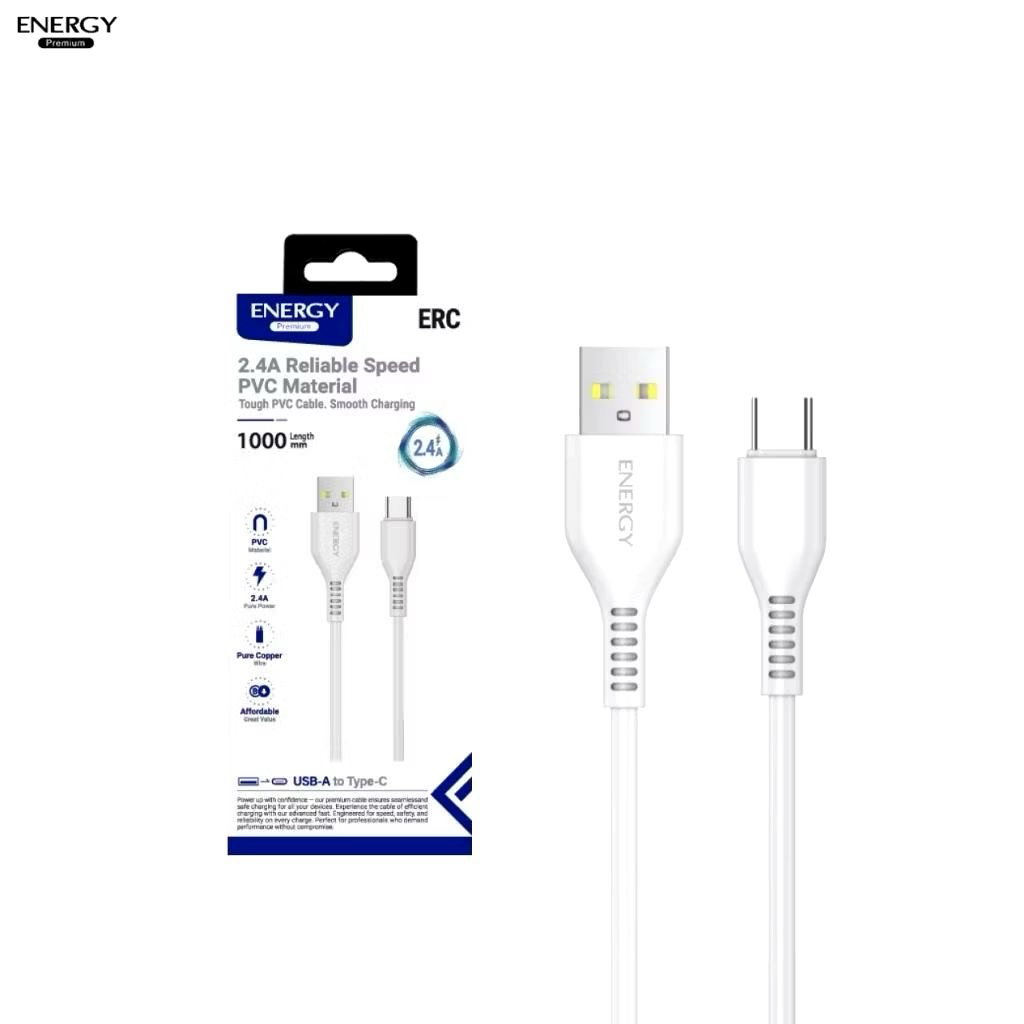 Energy สายชาร์จ หัว Type-C สายสีขาว
