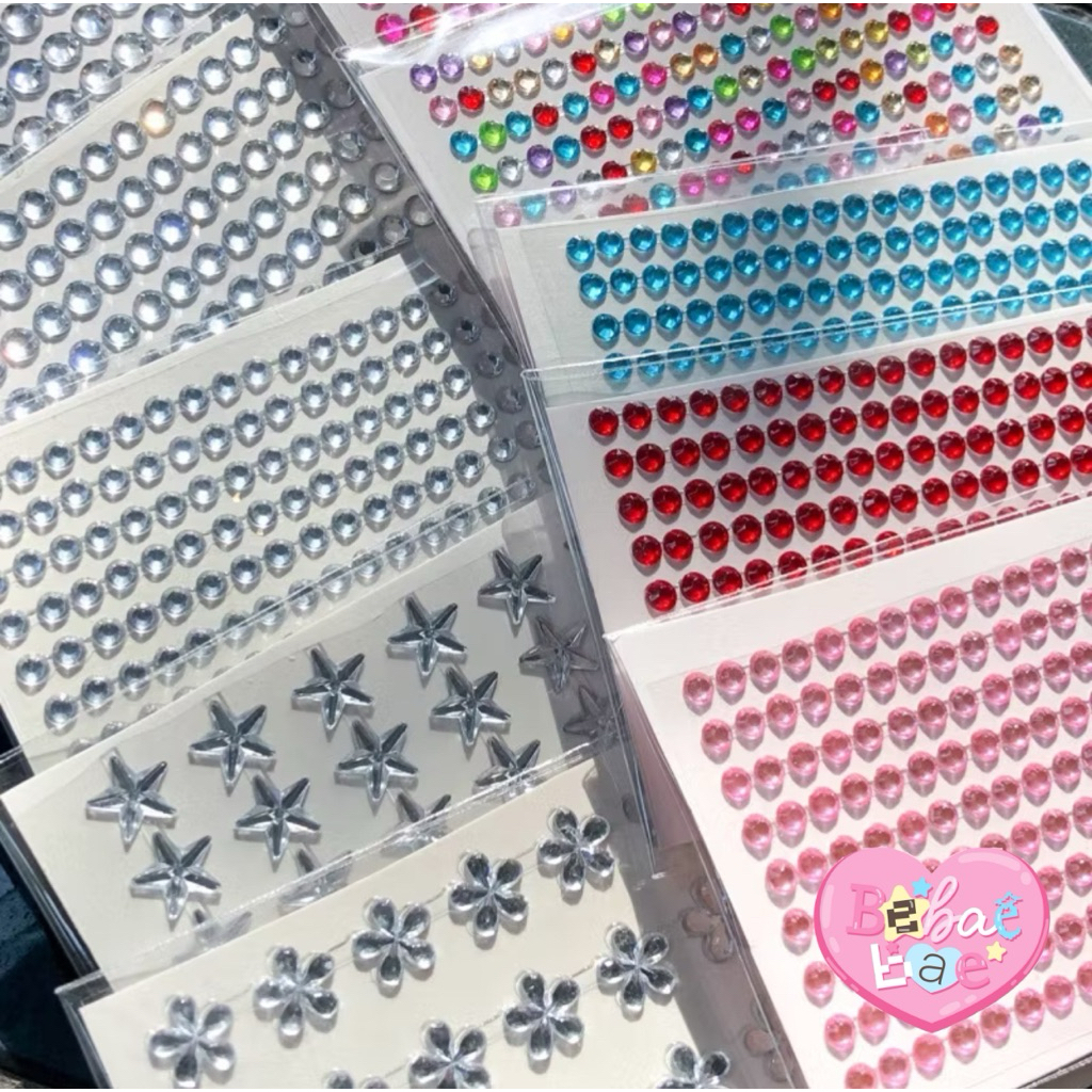 แบ่งขาย สติ๊กเกอร์เพชร crystal sticker *สั่งขั้นต่ำ 20บาท ไม่รวมค่าส่ง