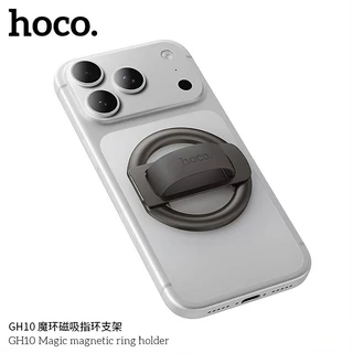 HOCO GH10 แหวนแม่เหล็กติดโทรศัพท์ Magnetic Ring เป็นขาตั้งมือถือได้ ยึดติดแน่น หมุนได้ 360 องศา